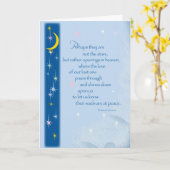 2654 Sterren in Hemels Sympathie Kaart (Gele Bloem)