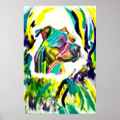 266 - Pitbull Love Poster (Voorkant)