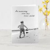 2673 geheugen van het Verlies van het Kind Kaart (Gele Bloem)