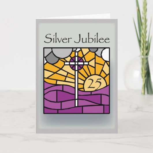 2681 het Jubileum van gelukwensen Kaart (Voorkant)