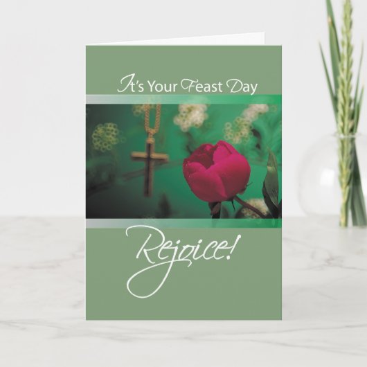 2686 de Dag van het feest verheugt zich Kaart (Voorkant)