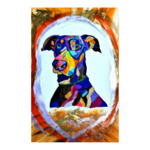 268 - Doberman Liefde Poster