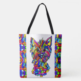 268 - WestieLove Canvas tas