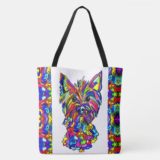 268 - WestieLove Canvas tas (Achterkant)