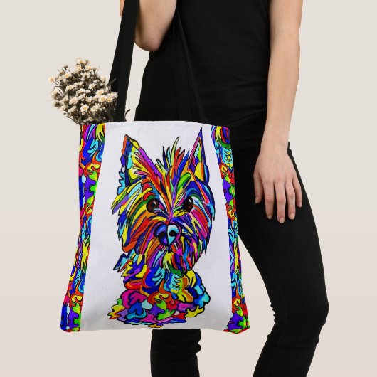 268 - WestieLove Canvas tas (Dichtbij)