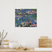 2692-Claude Monet-Waterlilies Poster (Keuken)