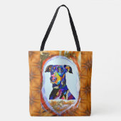 269 - Doberman Liefde Canvas tas (Voorkant)