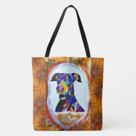 269 - Doberman Liefde Canvas tas