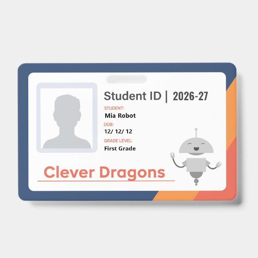 26-27 Clever Dragons-badge Badge (Voorzijde)