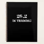 26.2 bij het runnen van een marathonloopbaan planner (Voorkant)