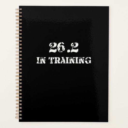 26.2 bij het runnen van een marathonloopbaan planner (Voorkant)