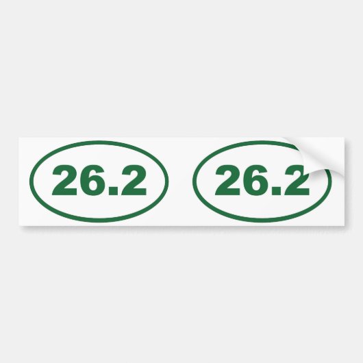 26,2 BUMPERSTICKER (Voorkant)