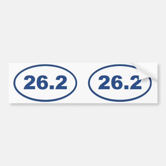 26,2 BUMPERSTICKER (Voorkant)