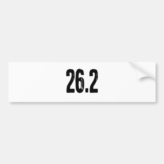 26.2 BUMPERSTICKER (Voorkant)