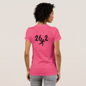 26.2 Draaiende marathons T-shirt (Achterkant volledig)