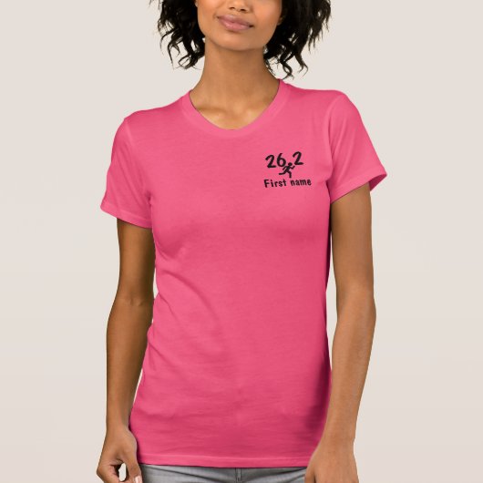 26.2 Draaiende marathons T-shirt (Voorkant)