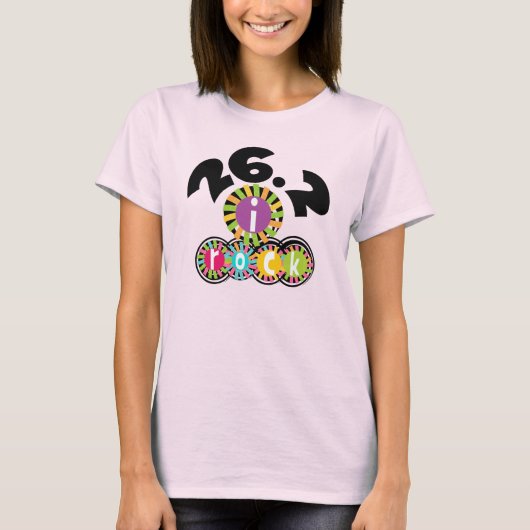 26.2 I Rock-T-shirts T-shirt (Voorkant)