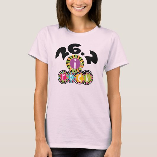 26.2 I Rock-T-shirts T-shirt (Voorkant)