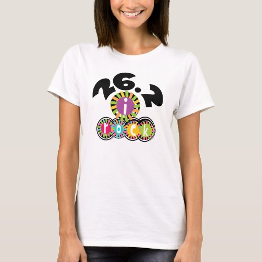 26.2 I Rock-T-shirts T-shirt (Voorkant)