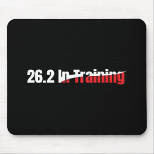 26.2 in het trainen van artistieke marathon lopen muismat