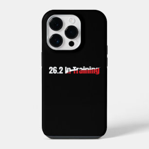 26.2 in training artistieke marathon hardlopen iPhone 14 plus hoesje