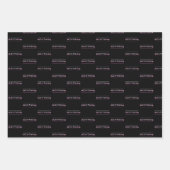 26.2 in Training Marathon Hardlopen Typografie Inpakpapier Vel (Voorkant 2)