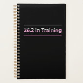 26.2 in Training Marathon Hardlopen Typografie Planner (Voorkant)
