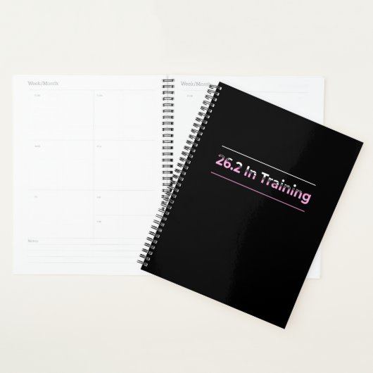 26.2 in Training Marathon Hardlopen Typografie Planner (Display)