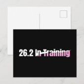26.2 in training - Meisjes Marathon Hardlopen Briefkaart (Voorkant / Achterkant)