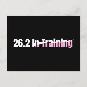 26.2 in training - Meisjes Marathon Hardlopen Briefkaart