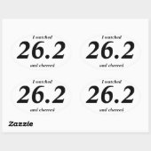 26.2 Kijken en juichen Ovale Sticker (Vel)