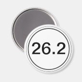 26.2 Magneet | Marathonmagneet (Voorkant / Achterkant)