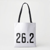 26.2 Marathon canvas tas (Voorkant)