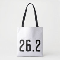 26.2 Marathon canvas tas