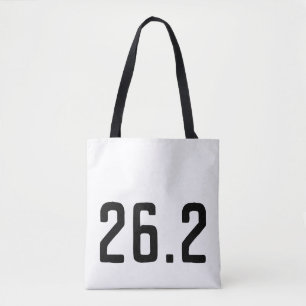 26.2 Marathon canvas tas