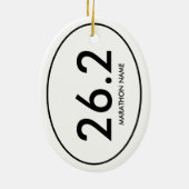 26.2 Marathon Keramisch Ornament (Achterkant)