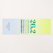 26.2 Marathon Loopafstand Groen Vetgedrukte tekst Yogamat (Voorkant (horizontaal))