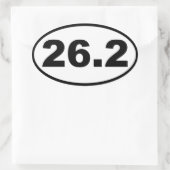 26.2 Marathon Ovale Sticker (Tas)