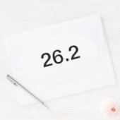 26.2 Marathon Ovale Sticker (Envelop)