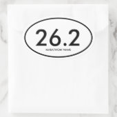 26.2 Marathon Ovale Sticker (Tas)