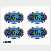26.2 Marathon Ovale Sticker (Vel)