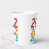 26.2 Marathon Runner thema kleurrijk Papieren Bekers (Links)