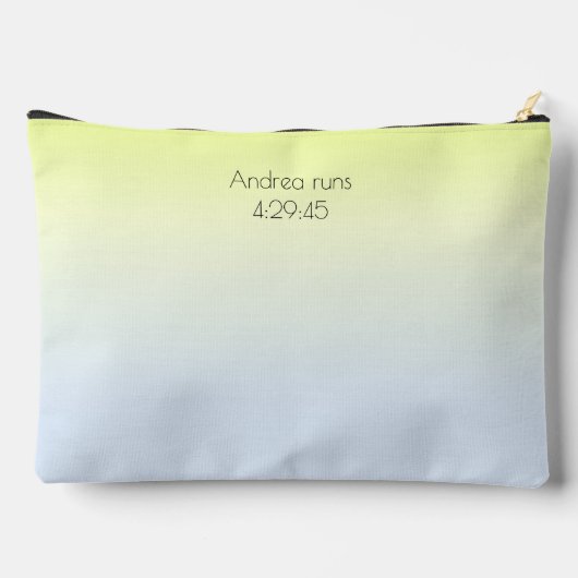 26.2 Marathon Running Bold Blauw Geel Tekst Etui (Achterkant)