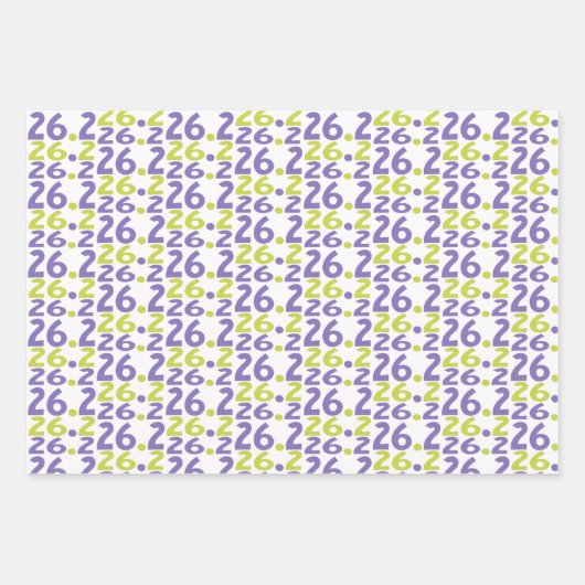 26.2 Marathon Running Wrapping Papier Inpakpapier Vel (Voorkant 2)