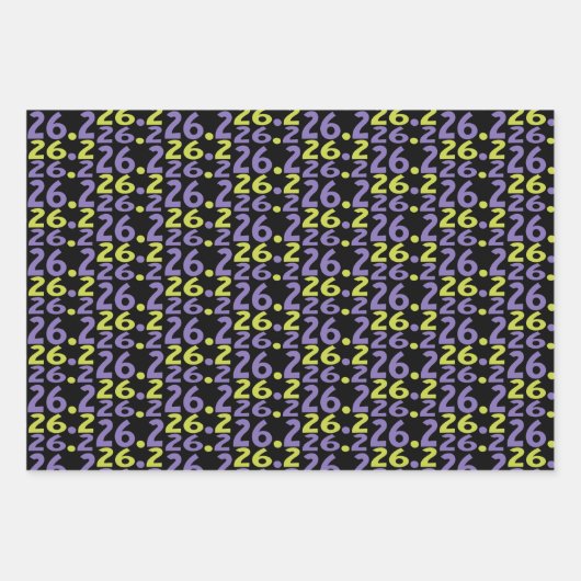 26.2 Marathon Running Wrapping Papier Inpakpapier Vel (Voorkant)