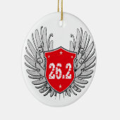 26.2 Marathon Shield Keramisch Ornament (Rechts)