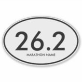 26,2 Marathon Sticker (Voorkant)