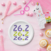 26.2 Marathonloper thema Papieren bord (Feest)