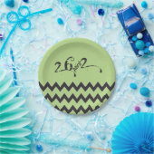 26.2 marathonloper Zigzags Papieren Bordje (Feest)