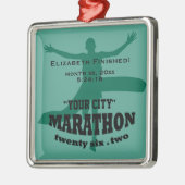 26.2 Marathonversiering Metalen Ornament (Links)